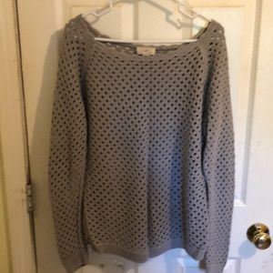 Ann Taylor Loft crocheted swester